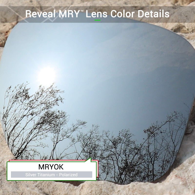 Mryok Polarized Replacement Lenses for Oakley Chainlink OO9247 - Silver Titanium - Image 3